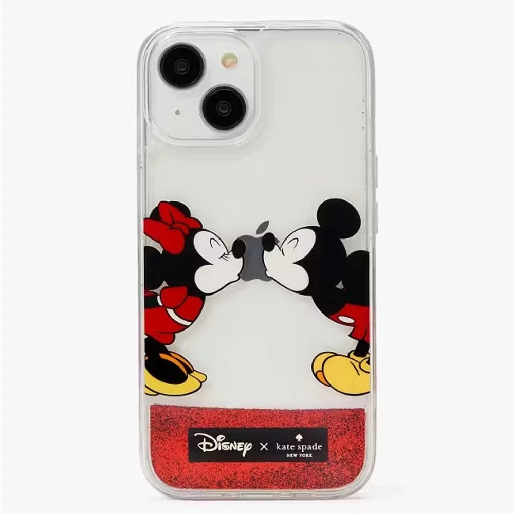 Kate Spade- Mickey and Minnie iPhone Case Black and Red